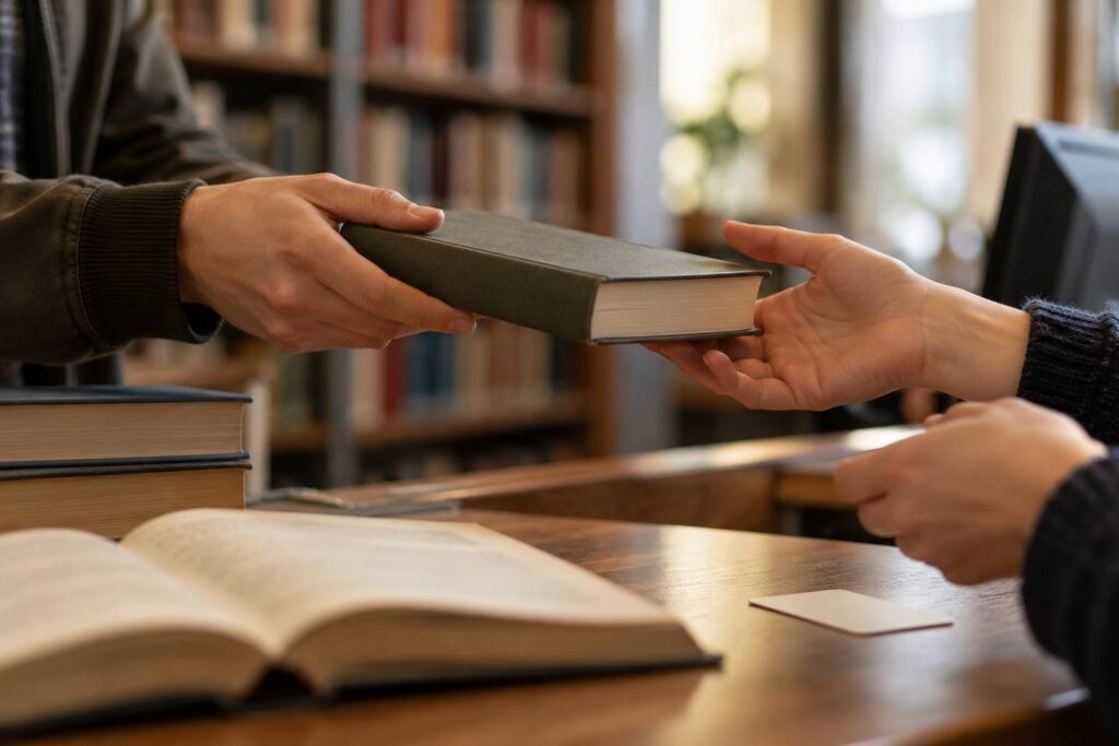 Illustration de détail sur le sujet : Prestito libri per studenti idonei: come funziona il servizio